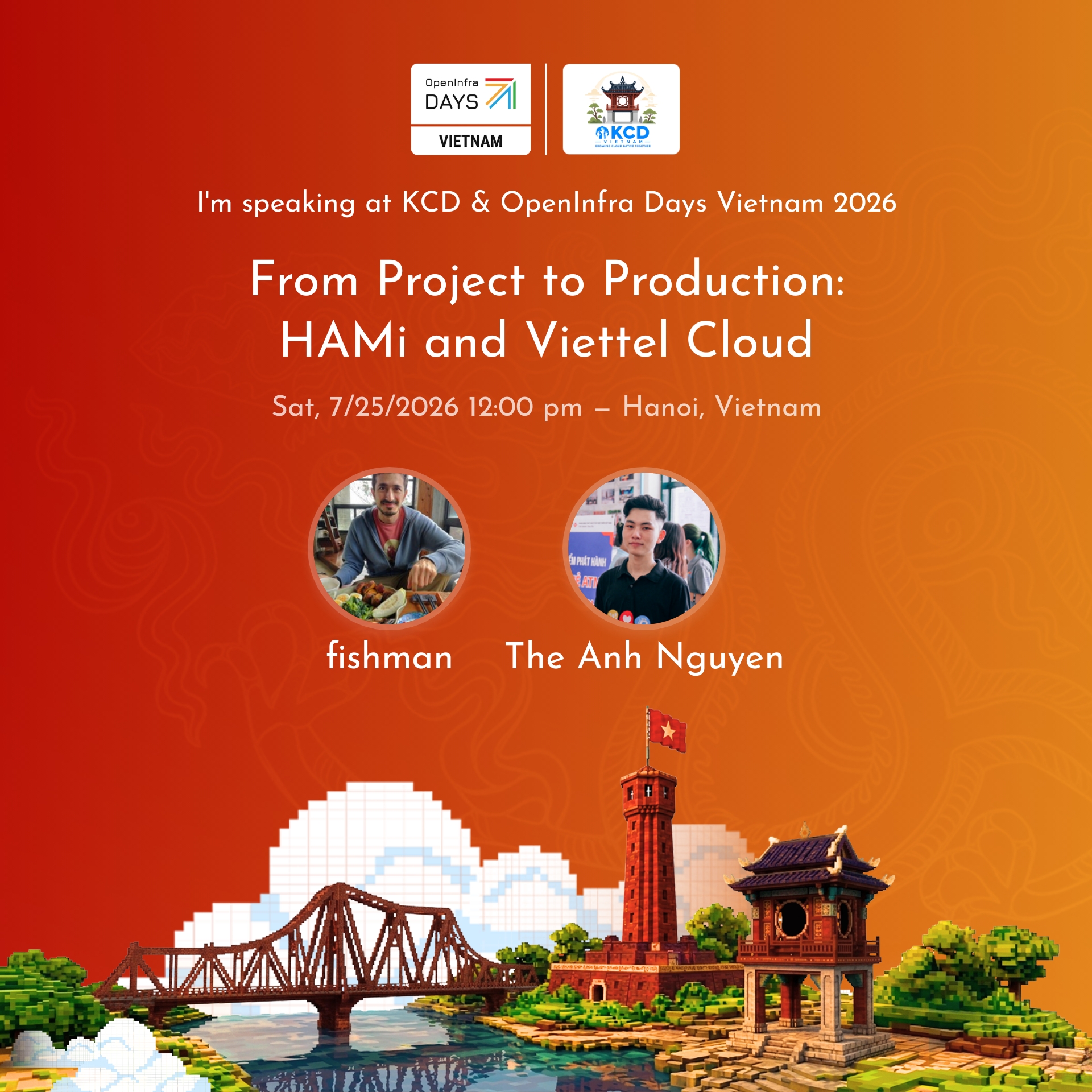 从项目到生产:HAMi 与 Viettel Cloud 亮相 KCD 越南